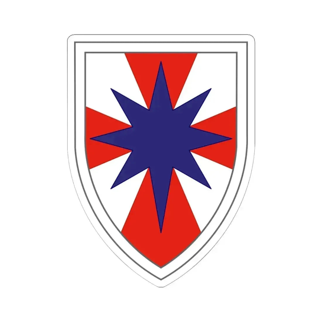 8th Theater Sustainment Command (U.S. Army) STICKER Vinyl Kiss-Cut Decal 6 Inch White - The Sticker Space