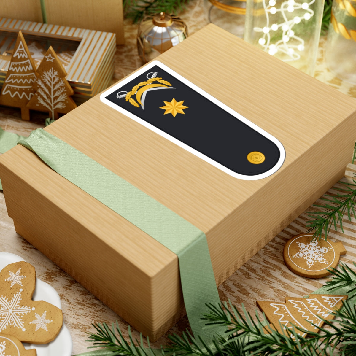 Kontr admiral HDQ (Azerbaijan) (Military Rank) STICKER Vinyl Kiss-Cut Decal