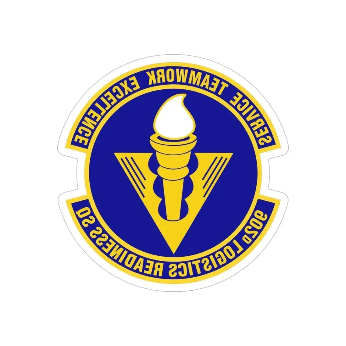 902d Logistics Readiness Squadron (U.S. Air Force) REVERSE PRINT Transparent Die-Cut STICKER - The Sticker Space