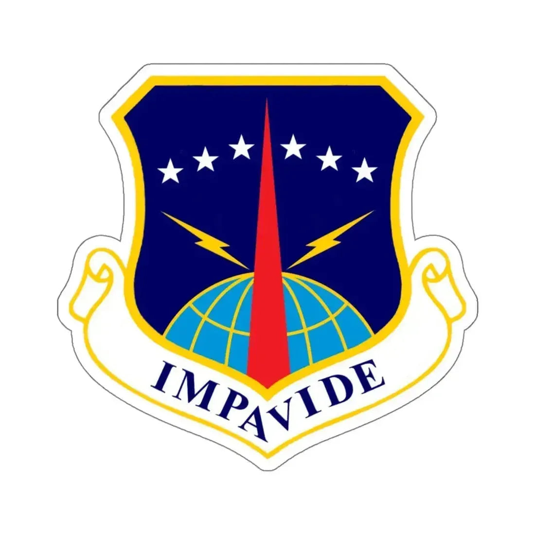 90th Space Wing (U.S. Air Force) STICKER Vinyl Kiss-Cut Decal 6 Inch White - The Sticker Space