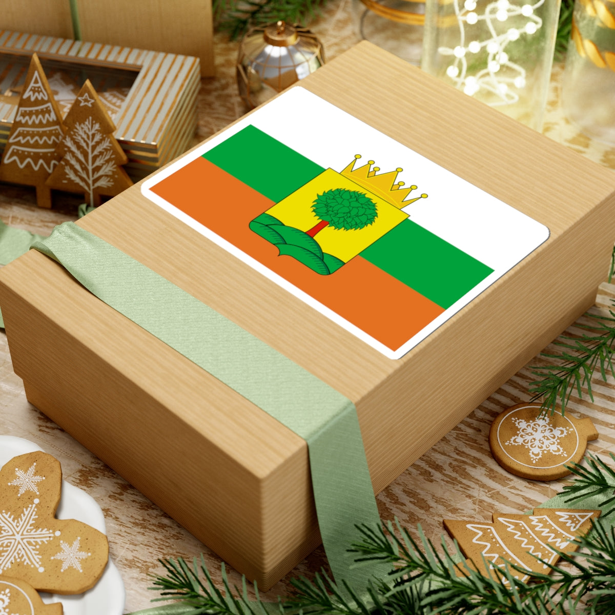 Flag of Lipetsk Oblast proposal (Russia) STICKER Vinyl Kiss-Cut Decal