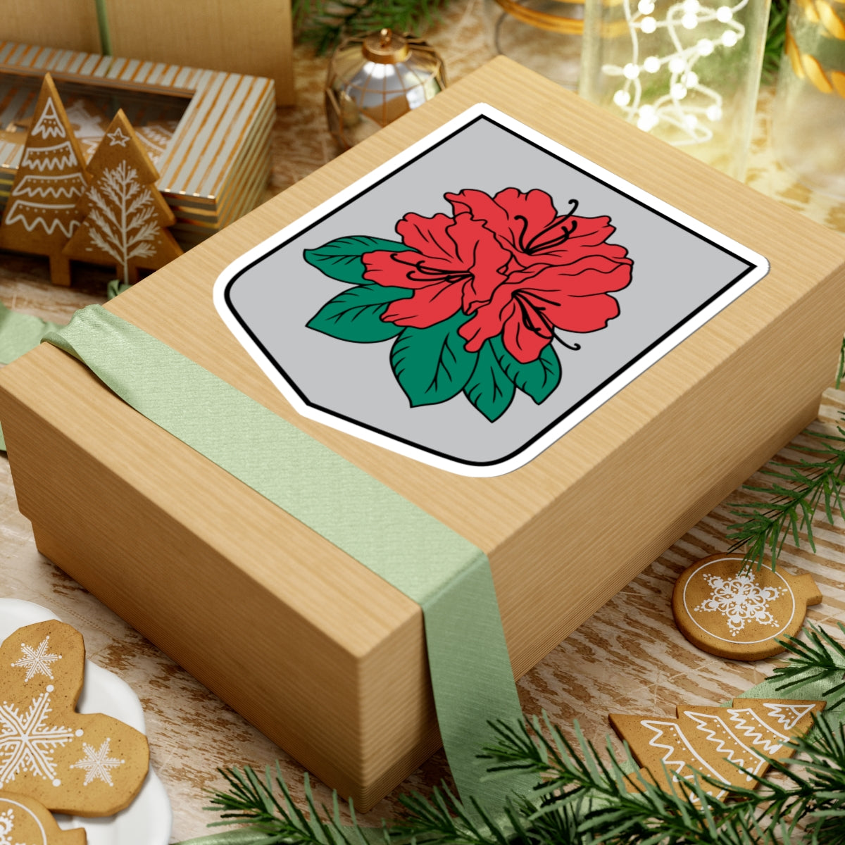 Babītes pagasta ģerbonis (Latvia) (Coat of Arms) STICKER Vinyl Kiss-Cut Decal