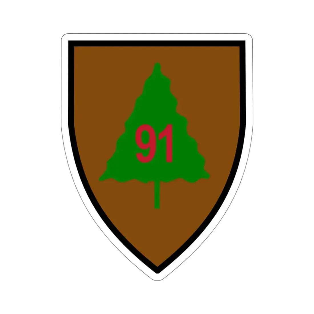 91st Infantry Division (U.S. Army) STICKER Vinyl Die-Cut Decal - The Sticker Space