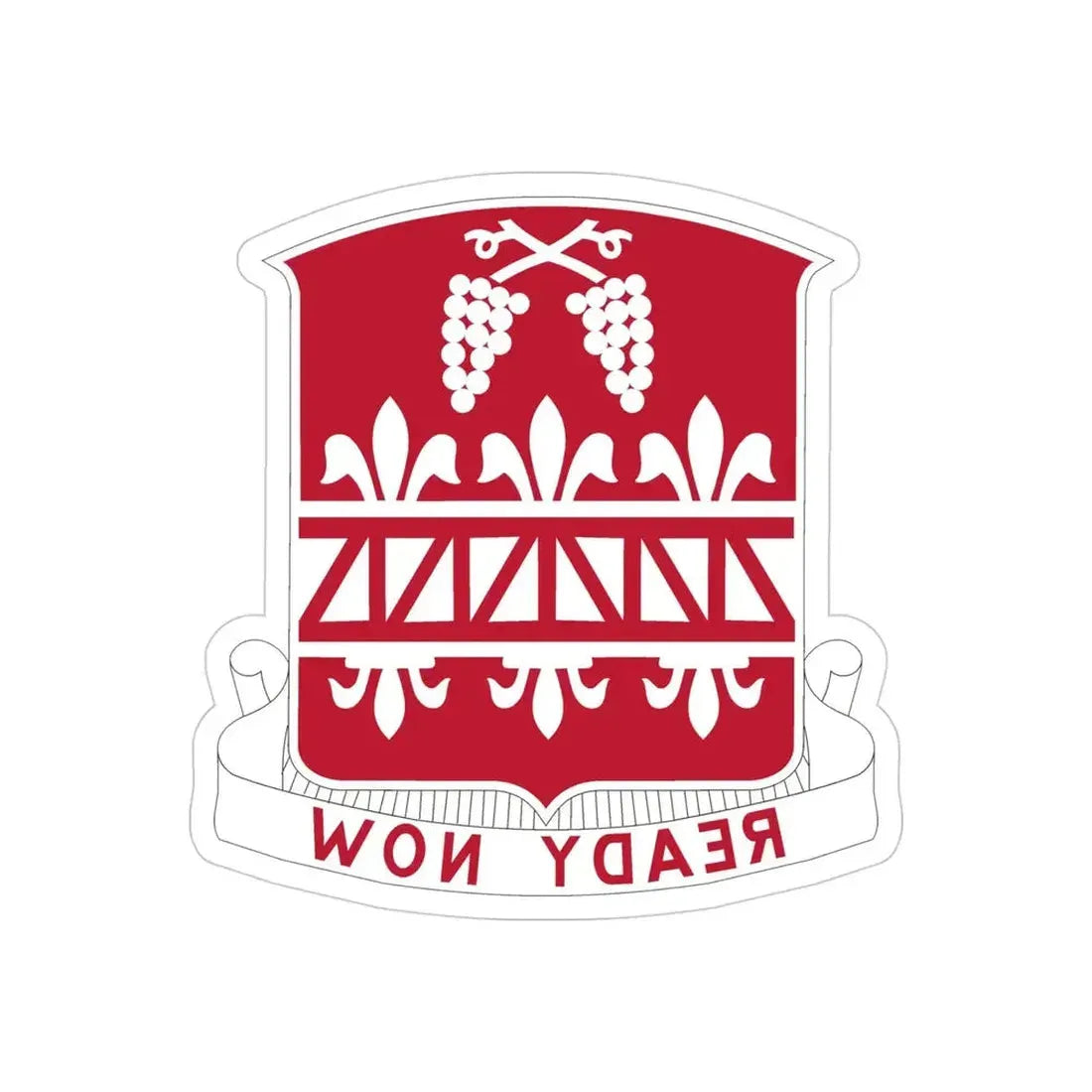 926 Engineer Battalion (U.S. Army) REVERSE PRINT Transparent Die-Cut STICKER - The Sticker Space