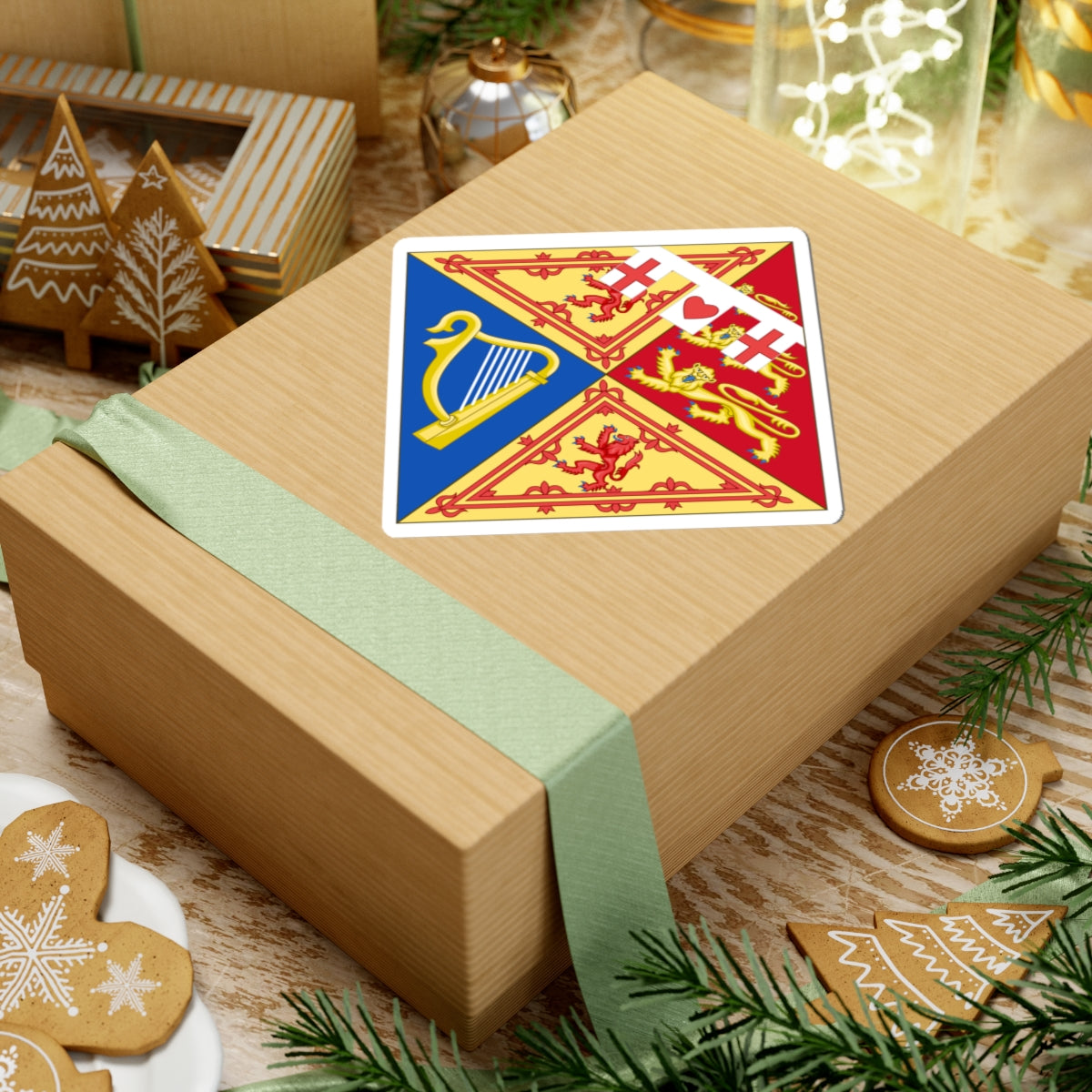 Arms of Anne the Princess Royal Scotland (United Kingdom) (Coat of Arms) STICKER Vinyl Kiss-Cut Decal