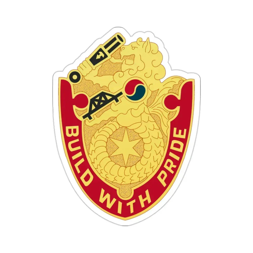 93 Engineer Battalion (U.S. Army) STICKER Vinyl Die-Cut Decal 2 Inch - The Sticker Space