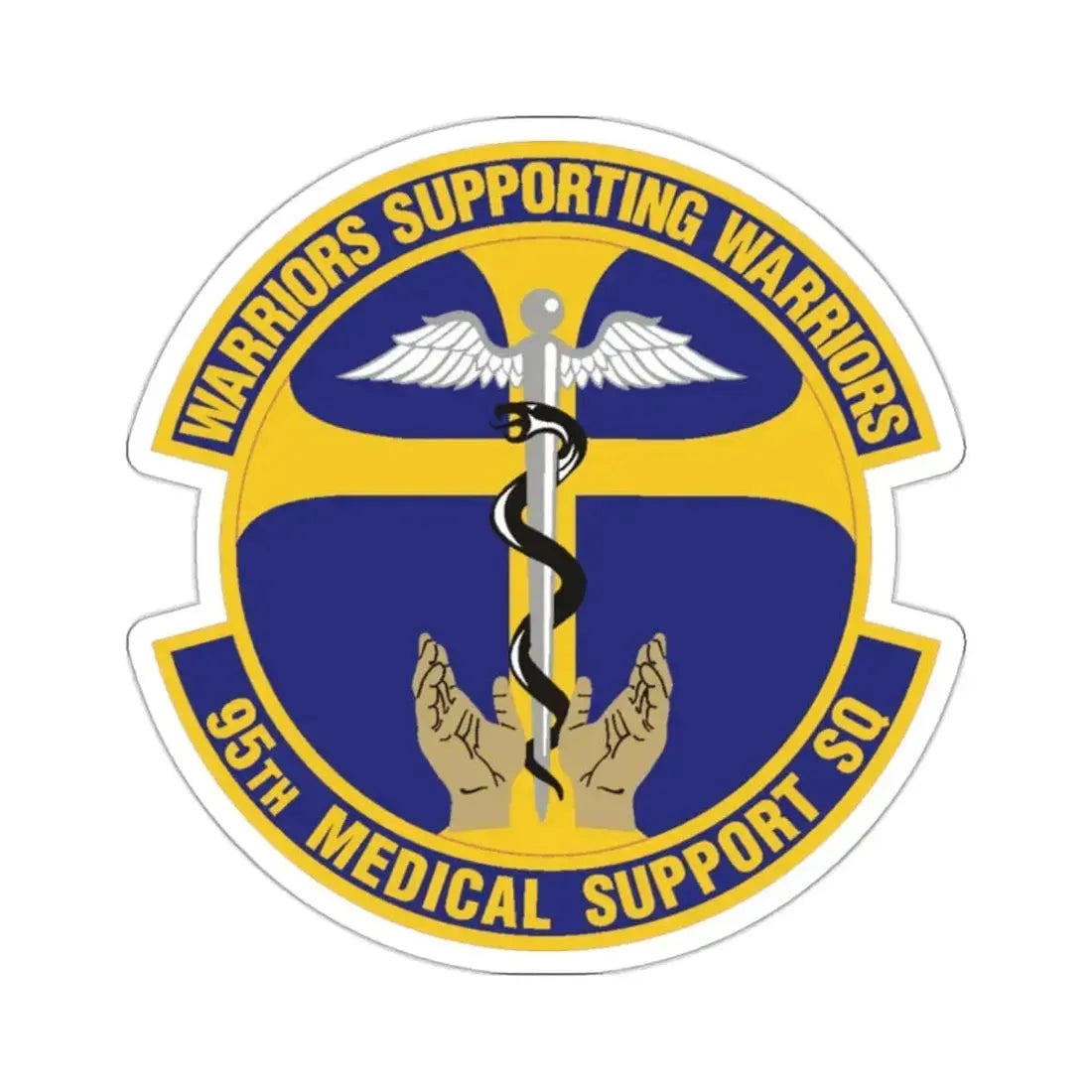 95th Medical Support Squadron (U.S. Air Force) STICKER Vinyl Kiss-Cut Decal - The Sticker Space