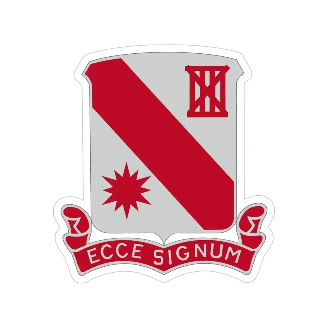 96 Engineer Battalion (U.S. Army) Transparent STICKER Die-Cut Vinyl Decal - The Sticker Space