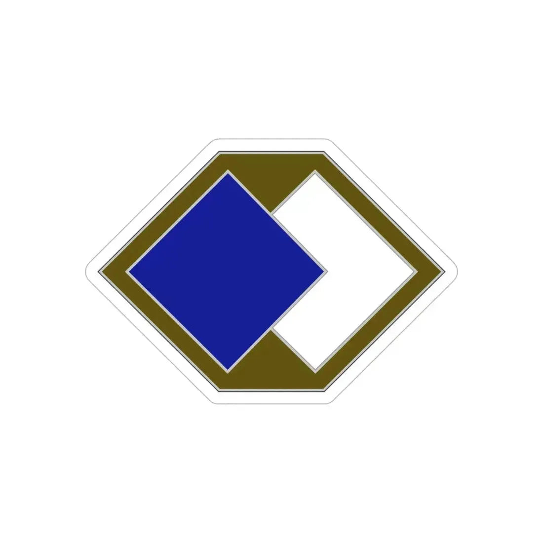 96 Sustainment Brigade (U.S. Army) REVERSE PRINT Transparent Die-Cut STICKER - The Sticker Space