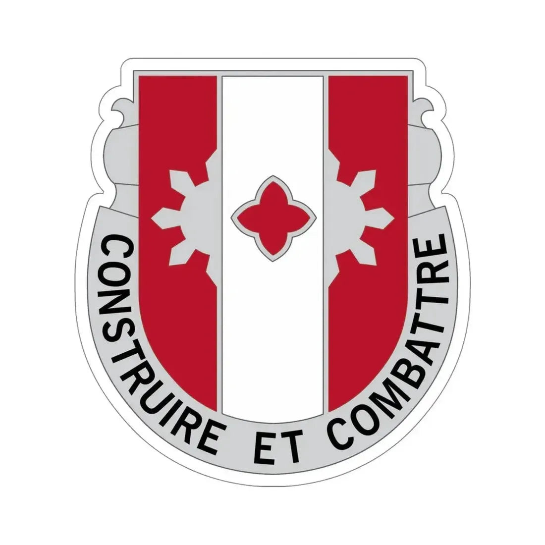 961 Engineer Battalion (U.S. Army) STICKER Vinyl Die-Cut Decal - The Sticker Space