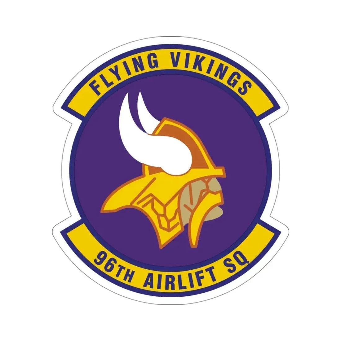 96th Airlift Squadron (U.S. Air Force) STICKER Vinyl Die-Cut Decal - The Sticker Space