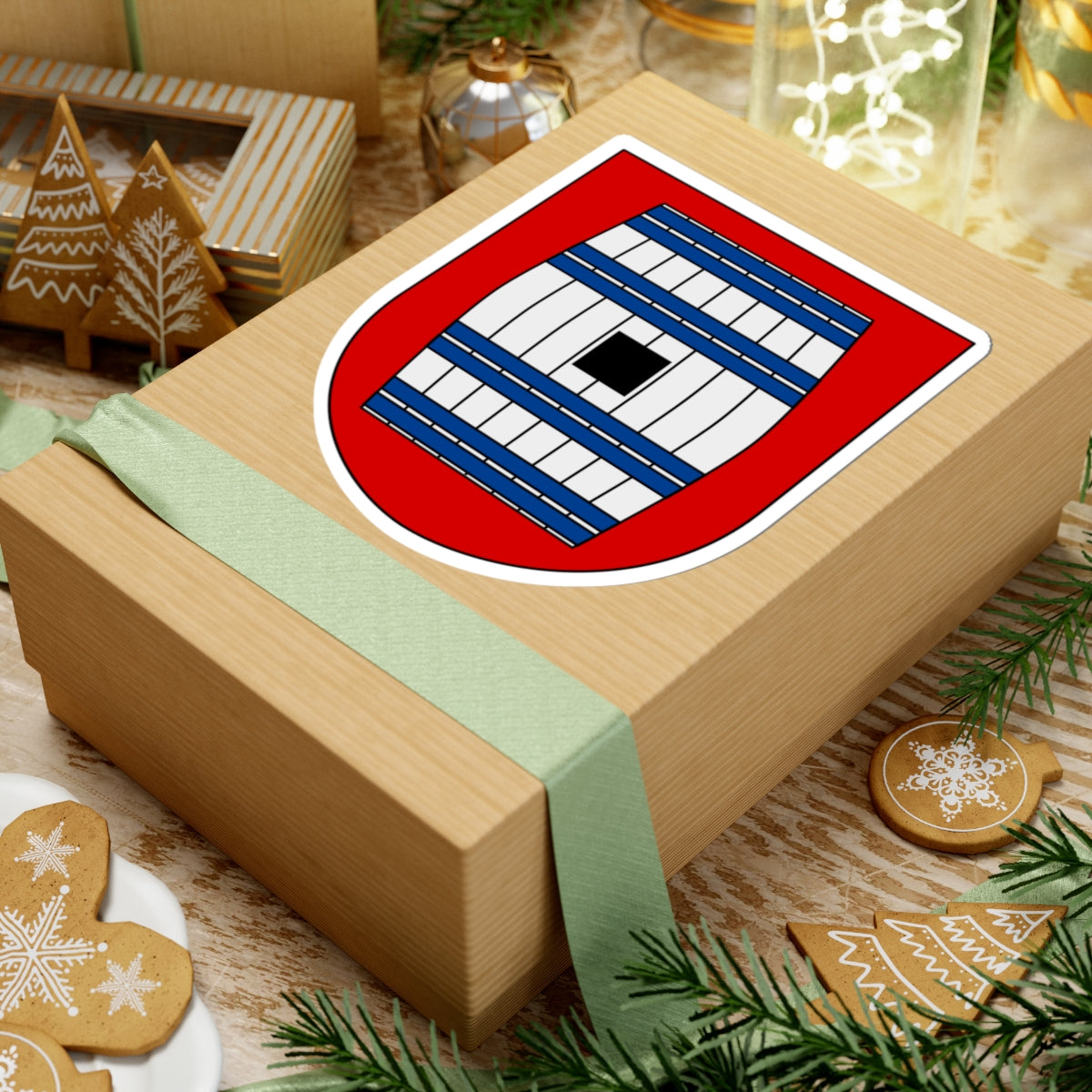 Tönnersjö vapen (Sweden) (Coat of Arms) STICKER Vinyl Kiss-Cut Decal