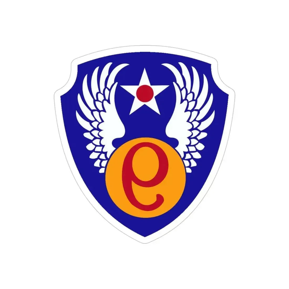 9th Air Force (U.S. Army) REVERSE PRINT Transparent Die-Cut STICKER - The Sticker Space