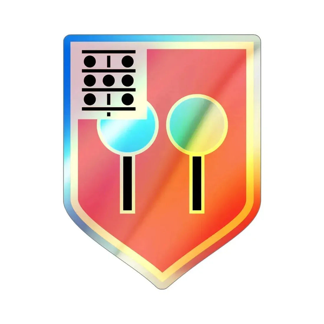 9th Field Artillery Regiment (U.S. Army) Holographic STICKER Die-Cut Vinyl Decal - The Sticker Space