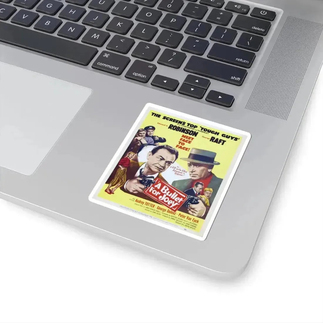 A Bullet for Joey 1955 v2 Movie Poster - STICKER Vinyl Kiss-Cut Decal - The Sticker Space