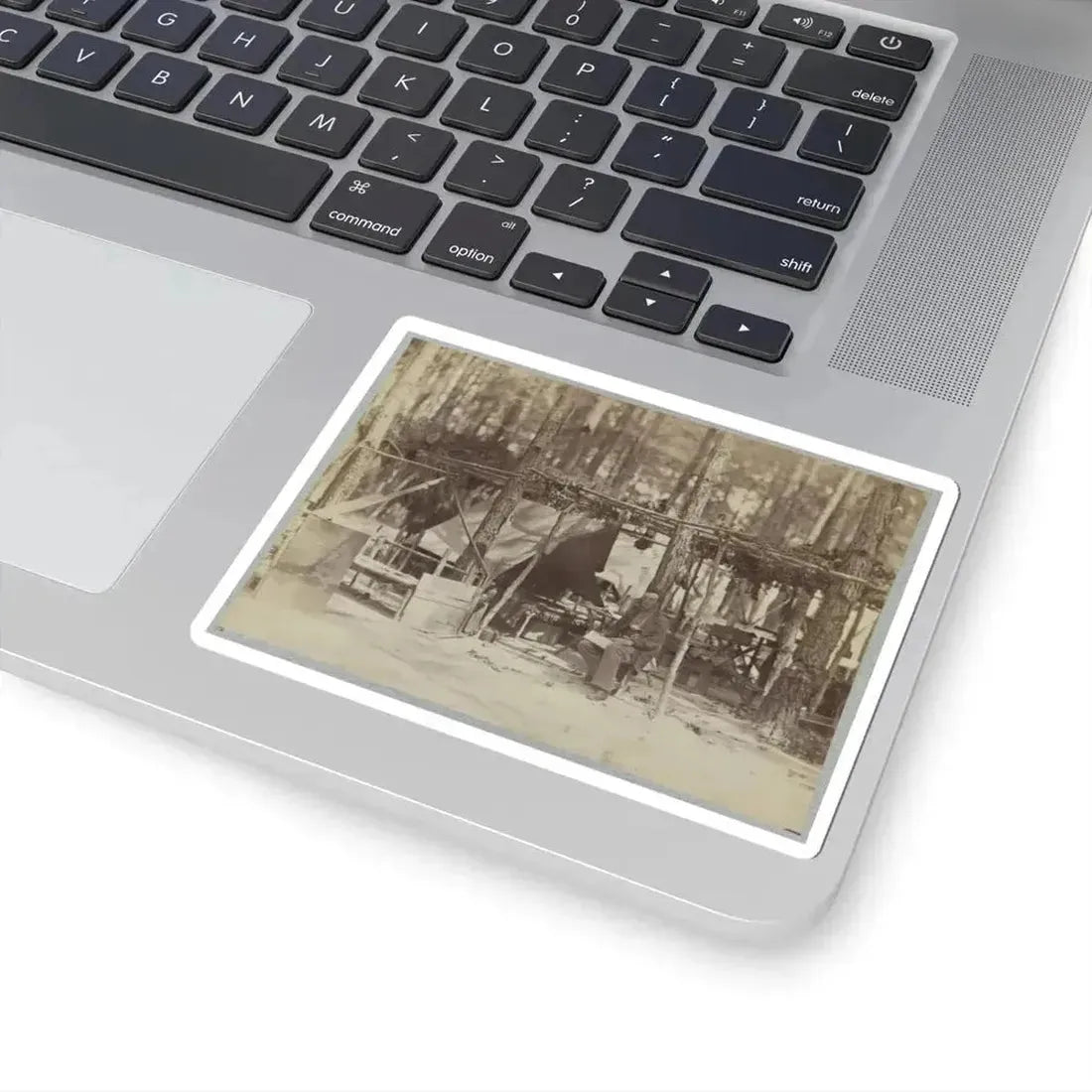 A Camp in Front of Petersburg, Va. August, 1864 (U.S. Civil War) STICKER Vinyl Kiss-Cut Decal - The Sticker Space