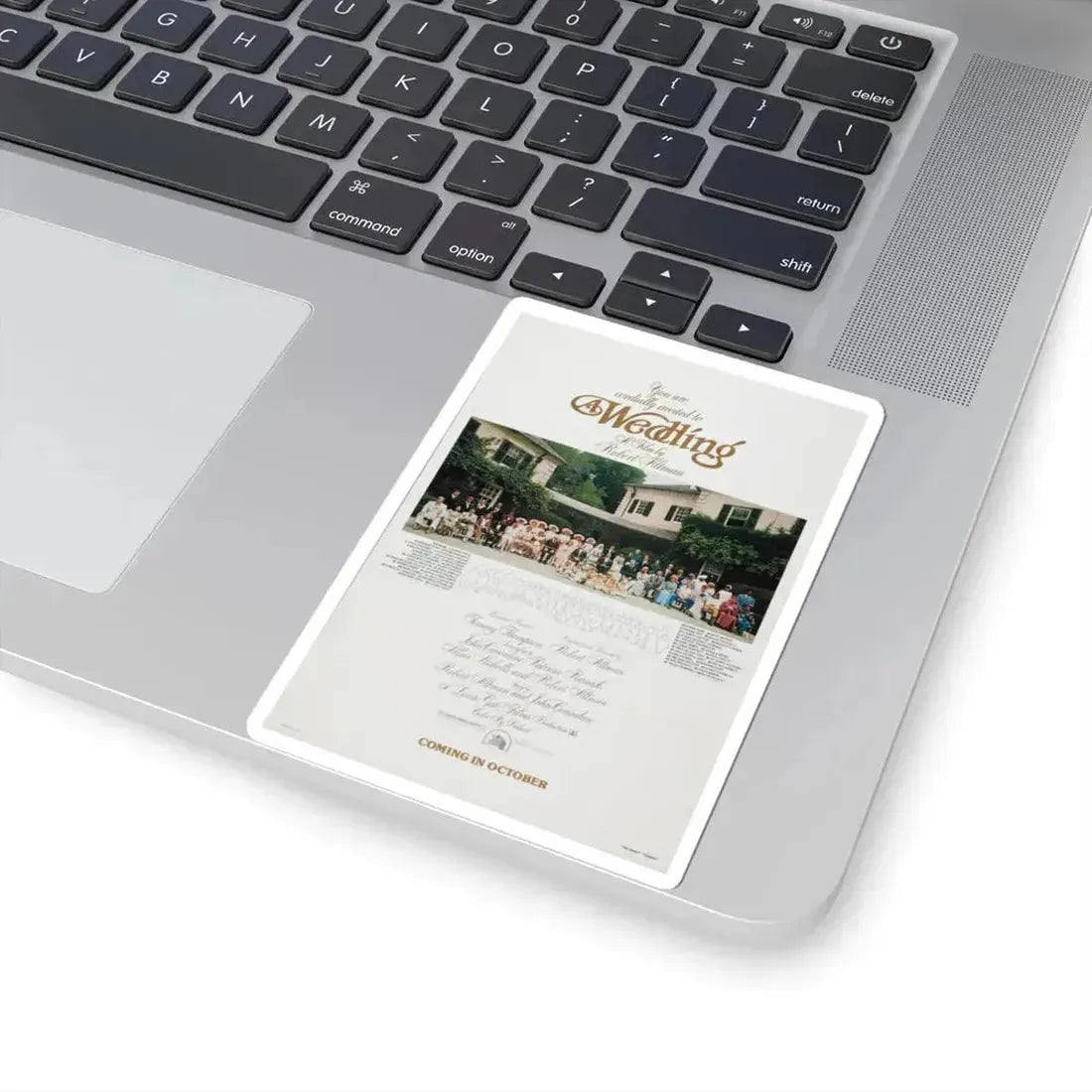 A Wedding 1978 Movie Poster - STICKER Vinyl Kiss-Cut Decal - The Sticker Space