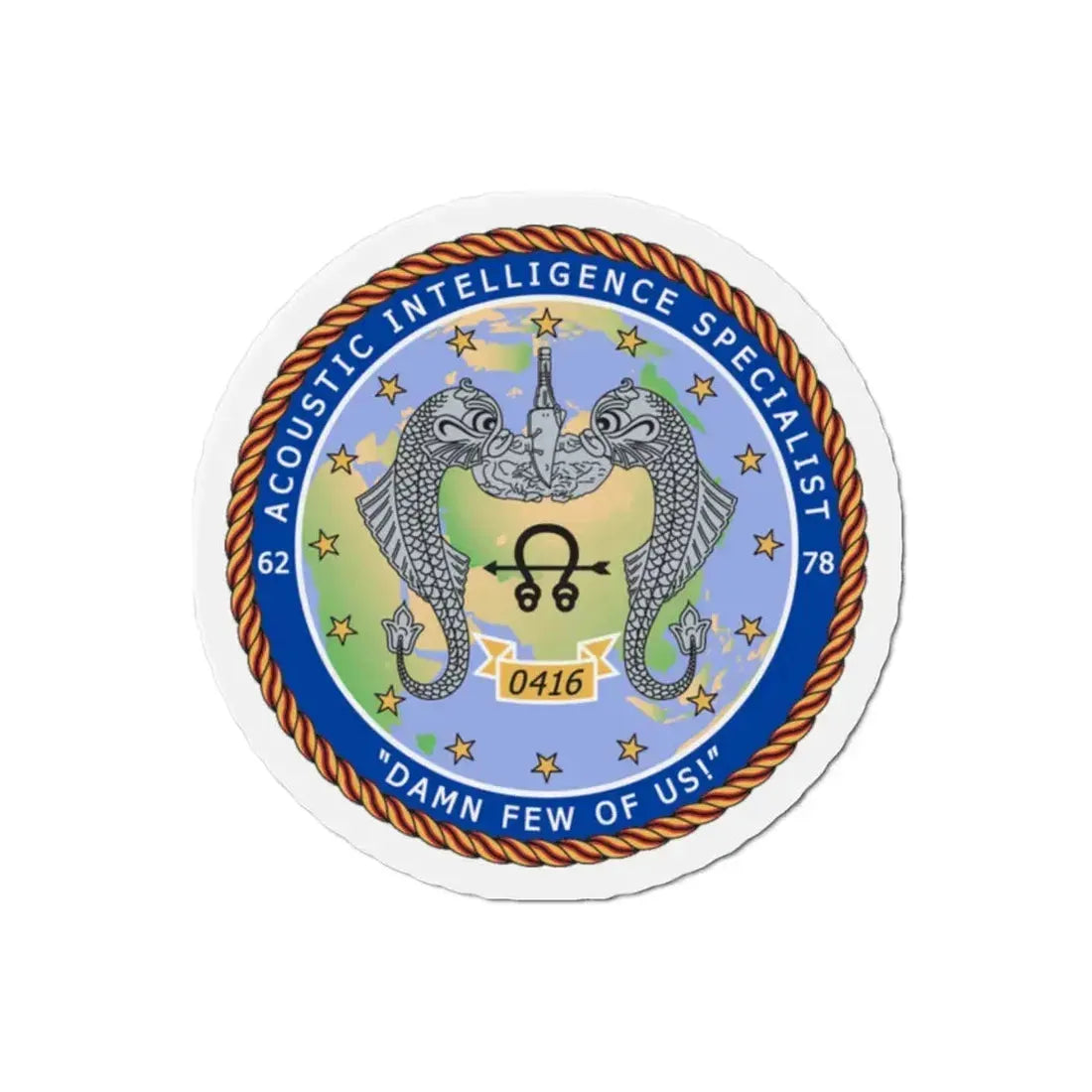 ACINT Specialist Acoustic Intelligence Specialist (U.S. Navy) Refrigerator Magnet - The Sticker Space