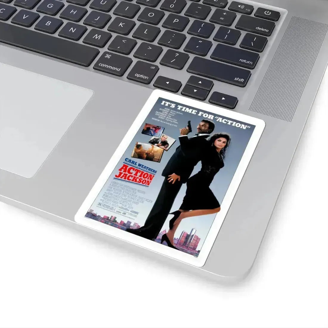Action Jackson 1988 Movie Poster - STICKER Vinyl Kiss-Cut Decal - The Sticker Space