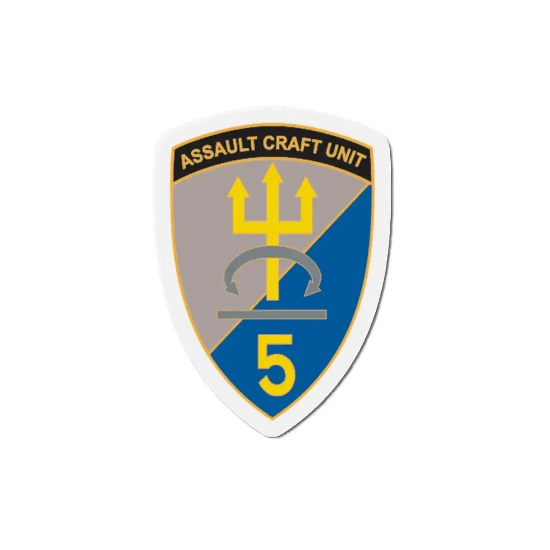 ACU 5 Assault Craft Unit Five (U.S. Navy) Refrigerator Magnet - The Sticker Space