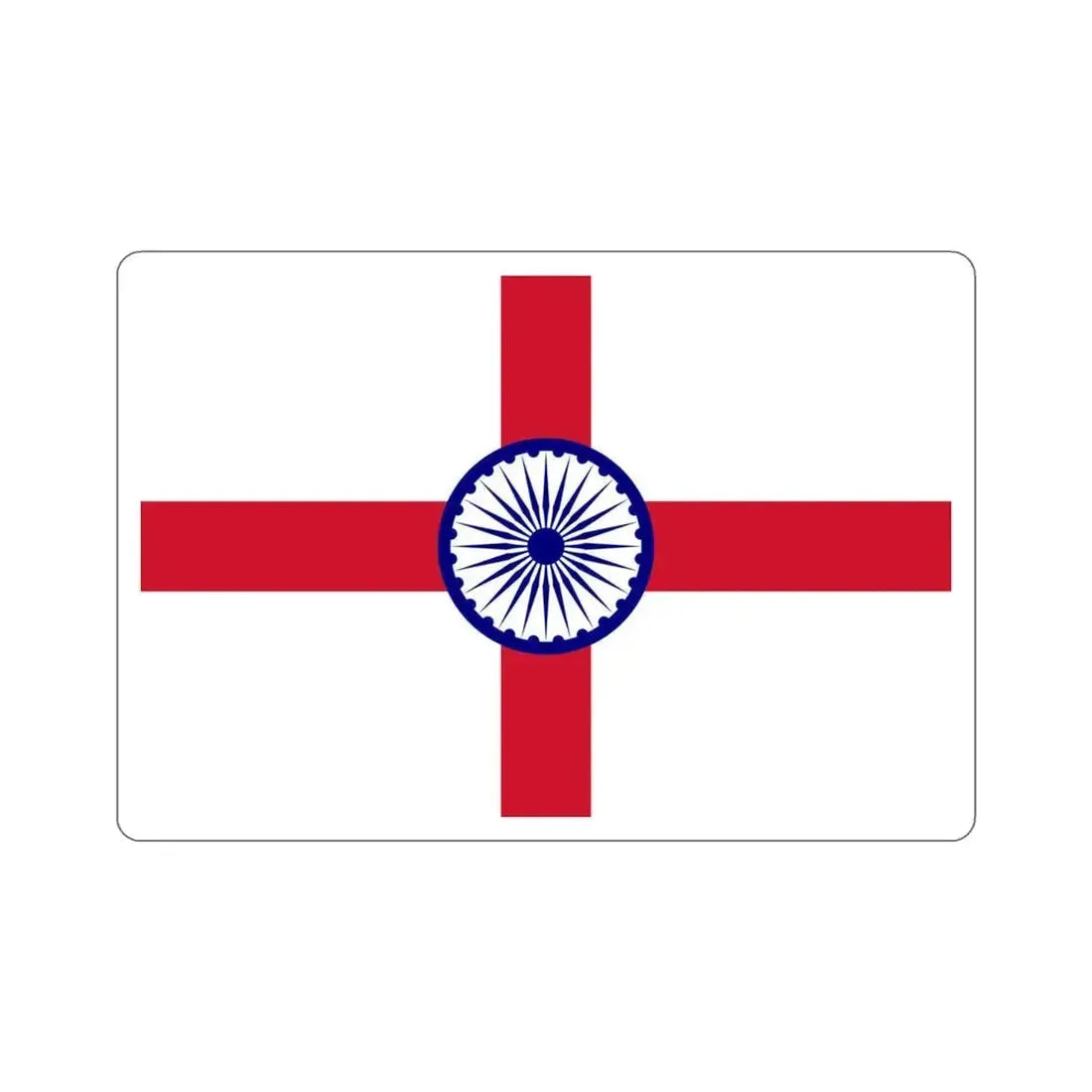 Admiral Ensign Indian Navy (India) STICKER Vinyl Die-Cut Decal - The Sticker Space