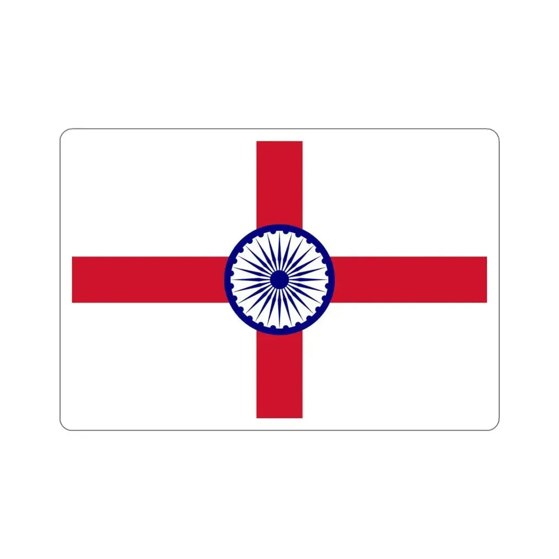 Admiral Ensign Indian Navy (India) STICKER Vinyl Die-Cut Decal - The Sticker Space