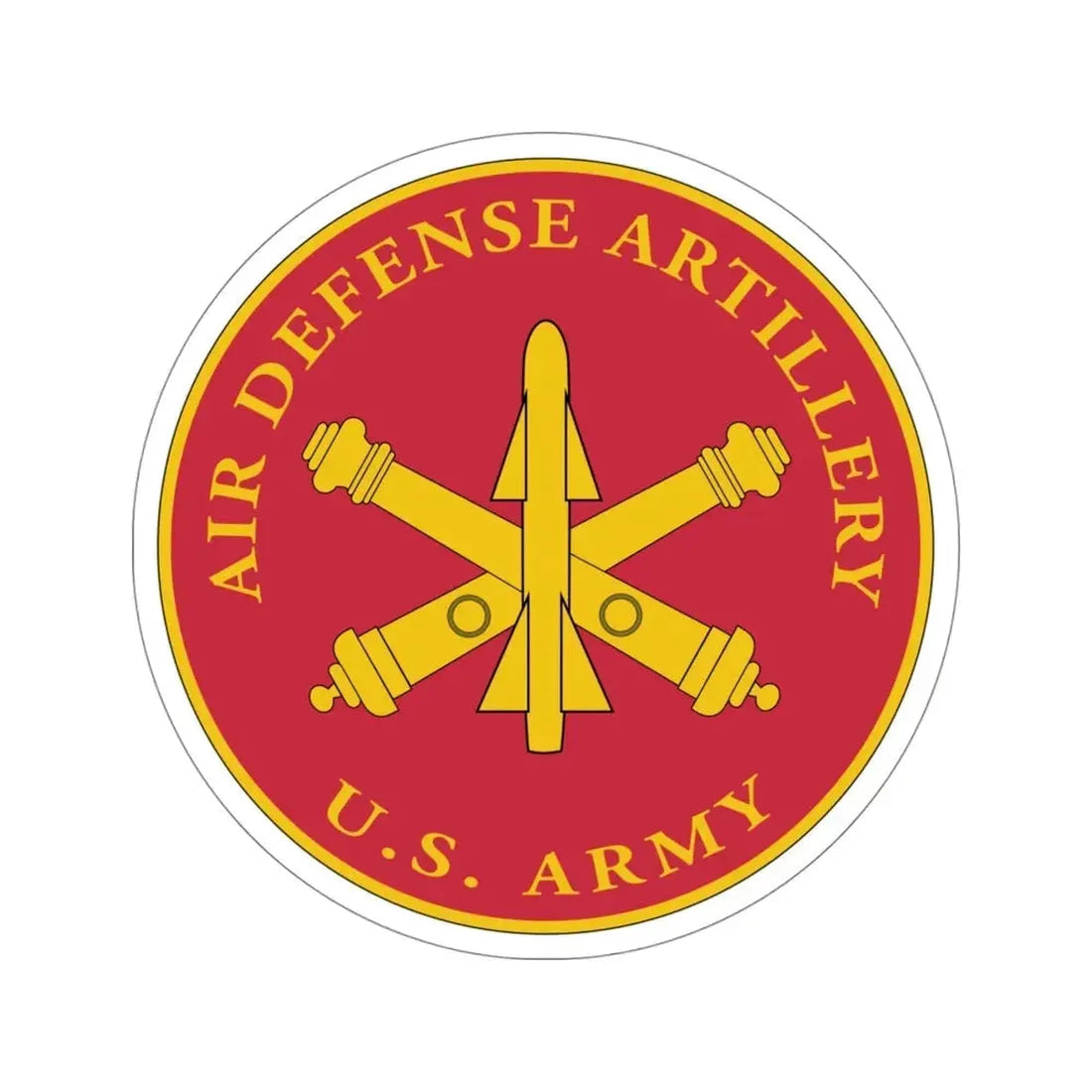 Air Defense Artillery Branch (U.S. Army) STICKER Vinyl Die-Cut Decal - The Sticker Space