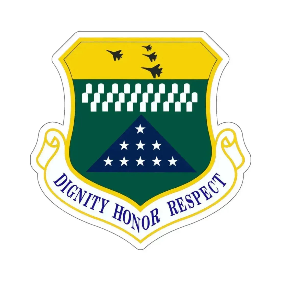 Air Force Mortuary Affairs Operations (U.S. Air Force) STICKER Vinyl Kiss-Cut Decal 6 Inch White - The Sticker Space