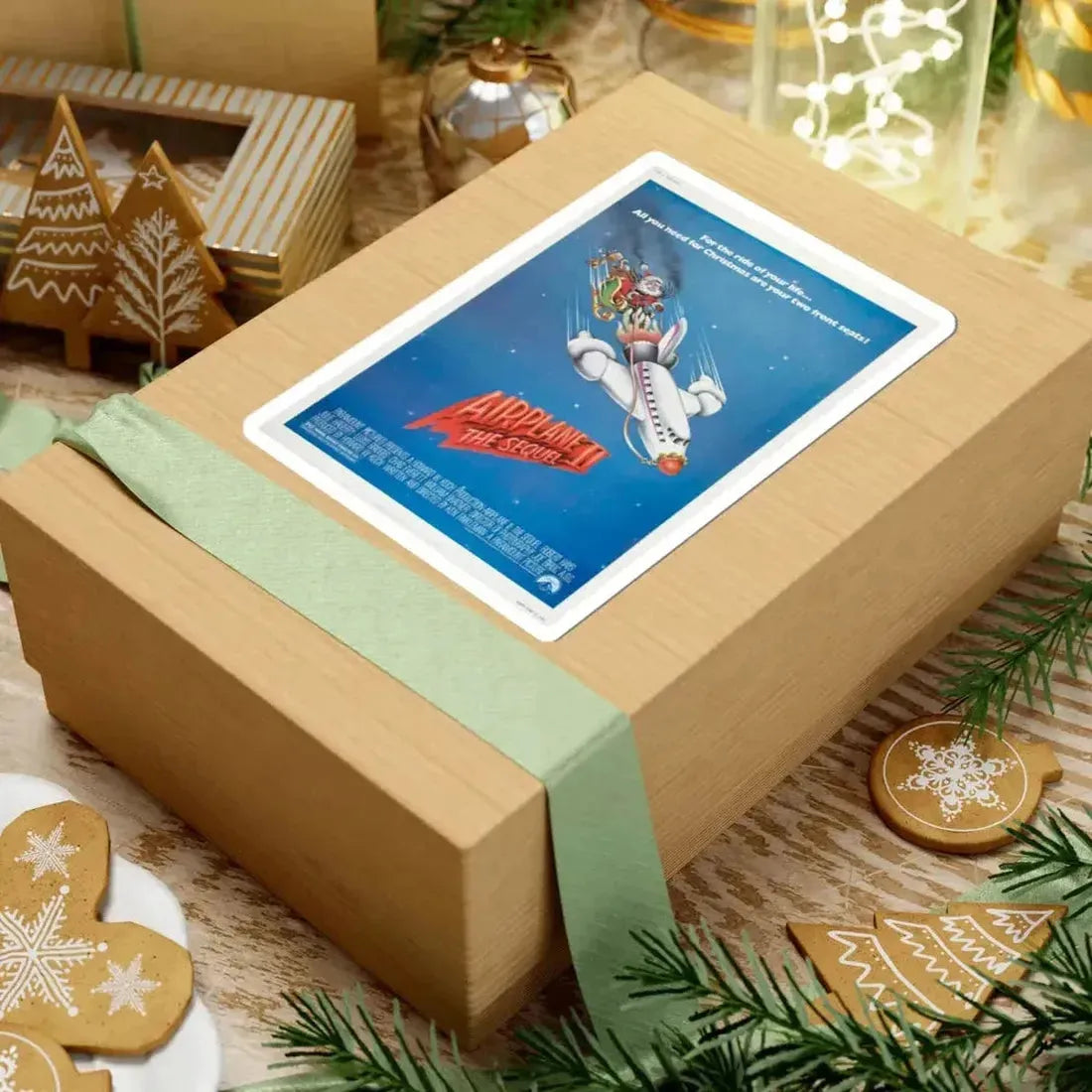 Airplane II The Sequel 1982 Movie Poster - STICKER Vinyl Kiss-Cut Decal - The Sticker Space