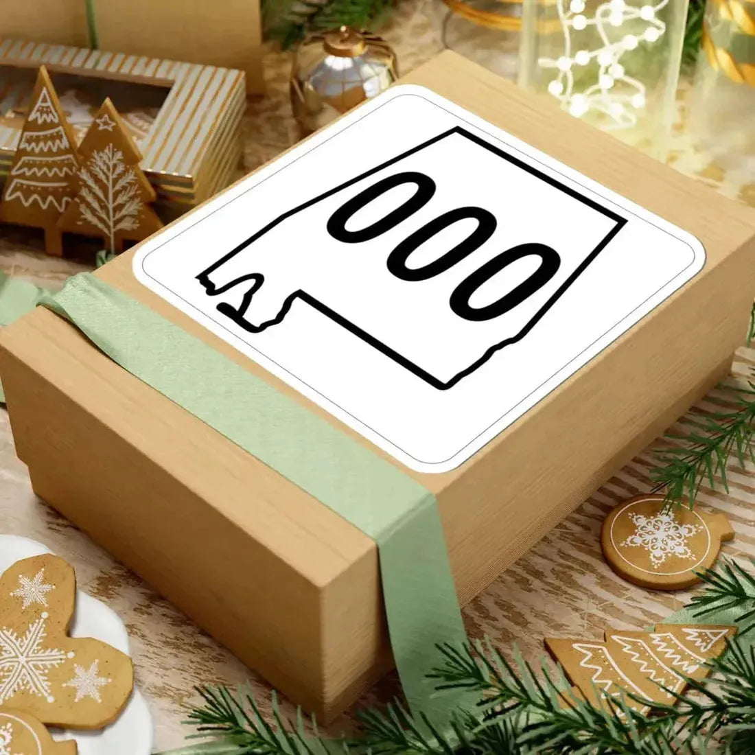 Alabama 000 1960 template (Alabama) (Road Sign) STICKER Vinyl Kiss-Cut Decal - The Sticker Space