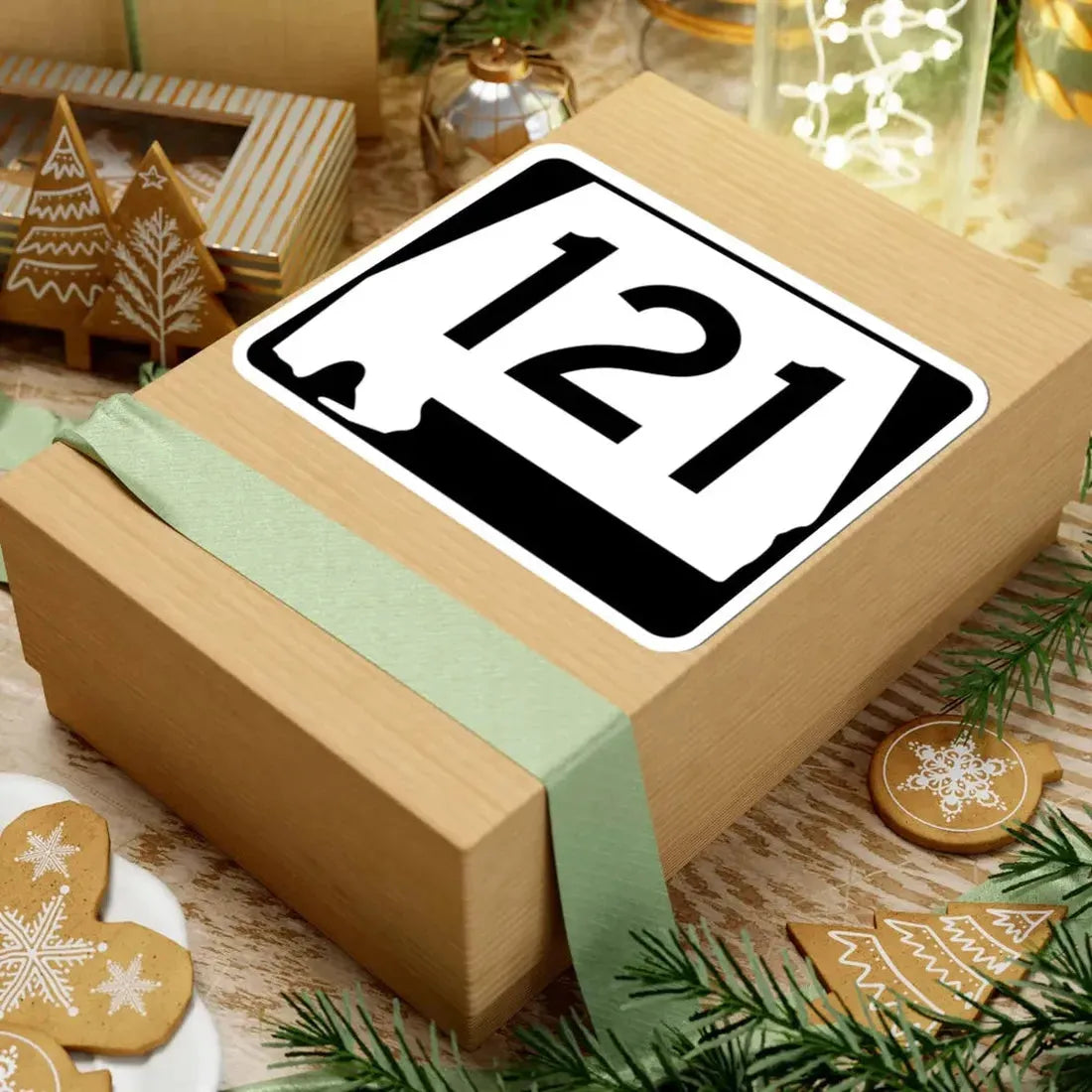 Alabama 121 (Alabama) (Road Sign) STICKER Vinyl Kiss-Cut Decal - The Sticker Space