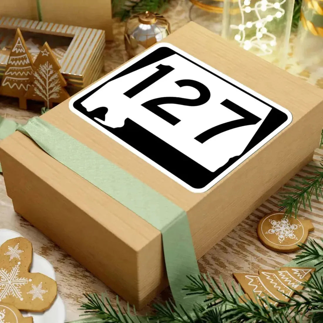 Alabama 127 (Alabama) (Road Sign) STICKER Vinyl Kiss-Cut Decal - The Sticker Space