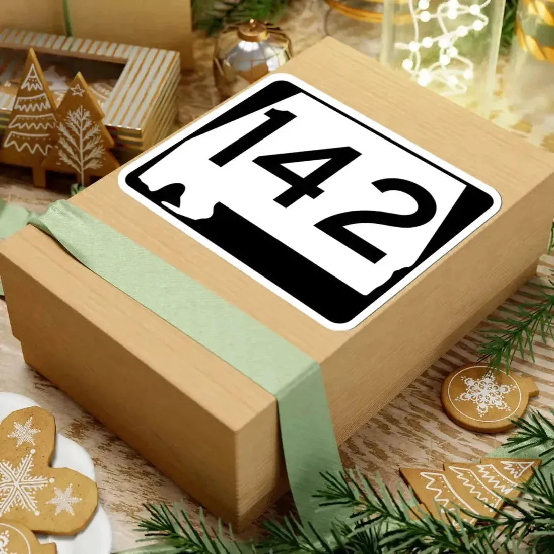 Alabama 142 (Alabama) (Road Sign) STICKER Vinyl Kiss-Cut Decal - The Sticker Space