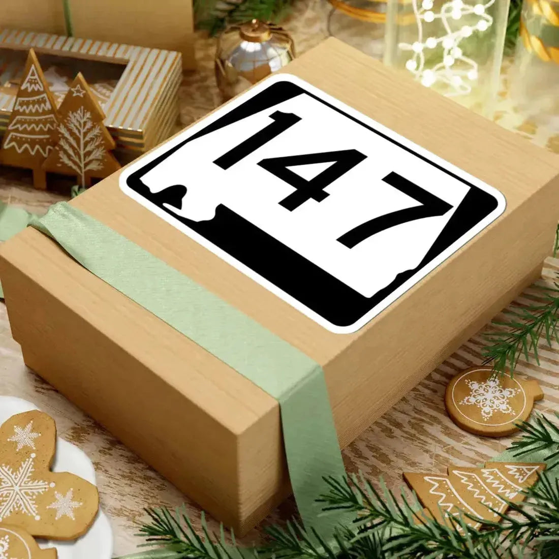 Alabama 147 (Alabama) (Road Sign) STICKER Vinyl Kiss-Cut Decal - The Sticker Space