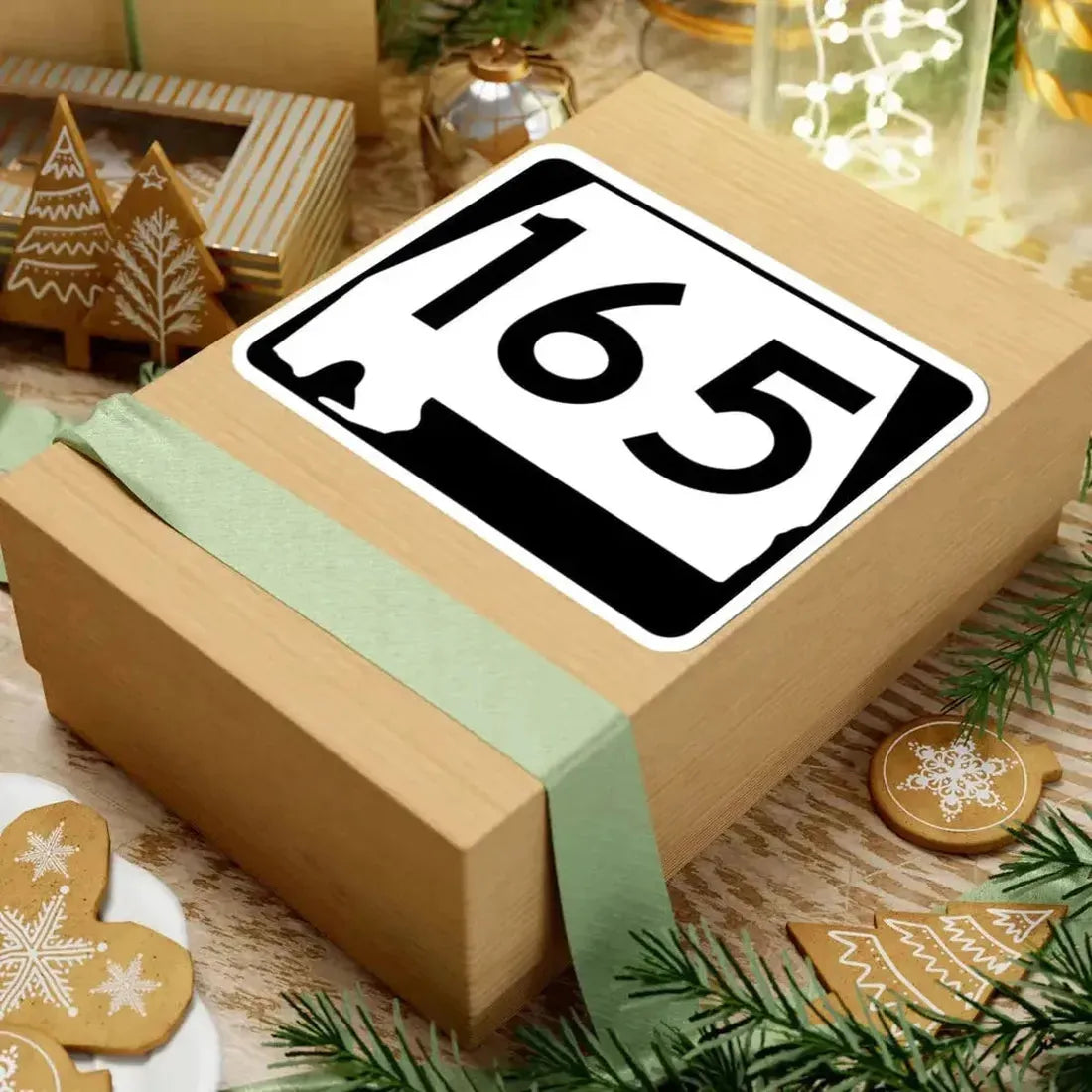 Alabama 165 (Alabama) (Road Sign) STICKER Vinyl Kiss-Cut Decal - The Sticker Space