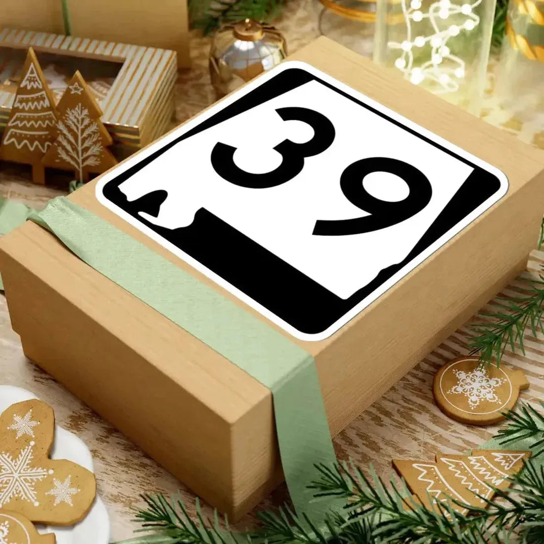 Alabama 39 (Alabama) (Road Sign) STICKER Vinyl Kiss-Cut Decal - The Sticker Space