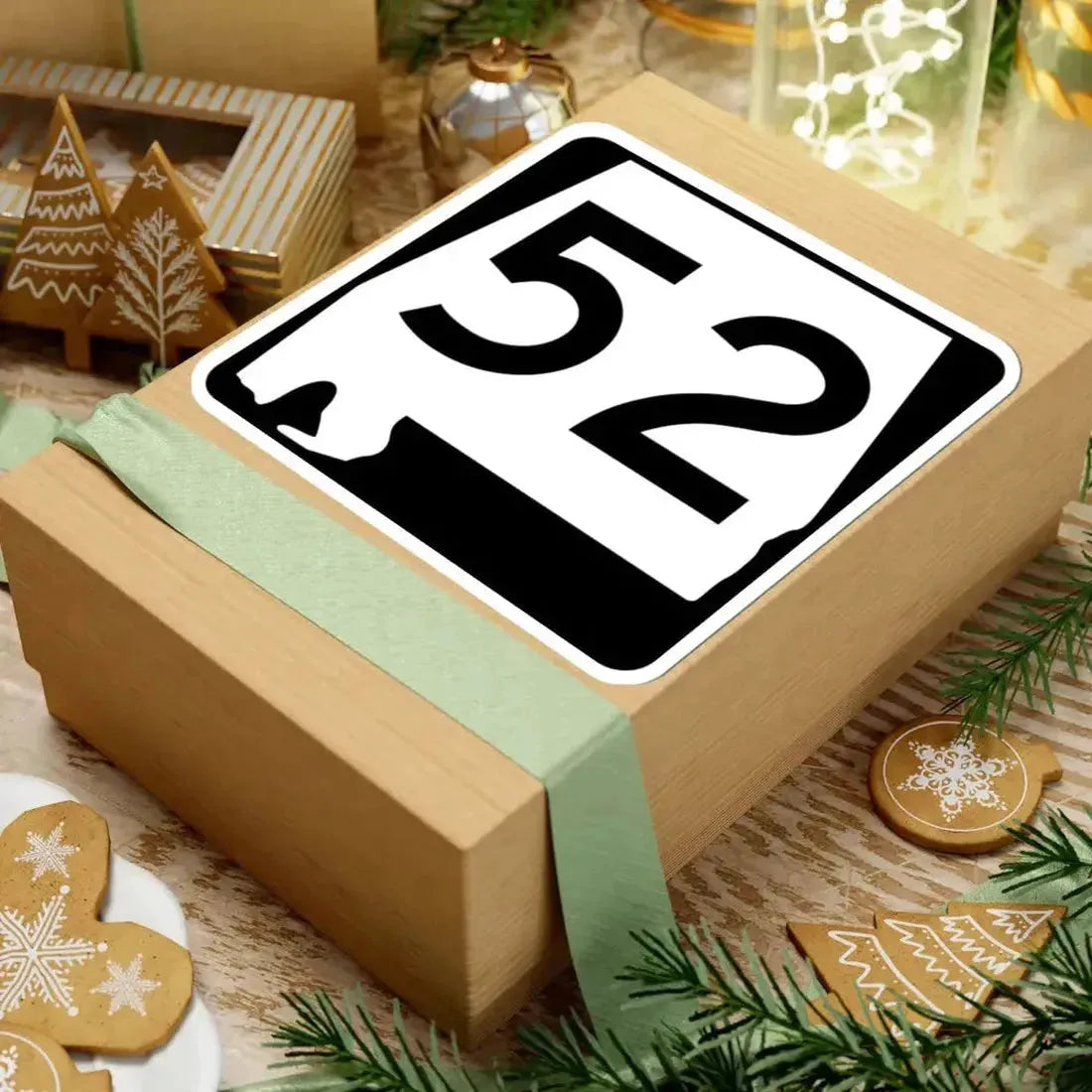 Alabama 52 (Alabama) (Road Sign) STICKER Vinyl Kiss-Cut Decal - The Sticker Space