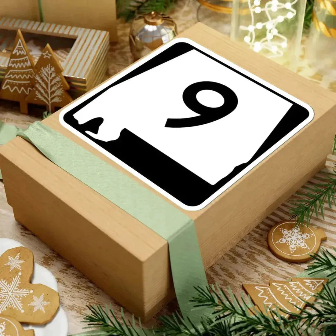 Alabama 9 (Alabama) (Road Sign) STICKER Vinyl Kiss-Cut Decal - The Sticker Space