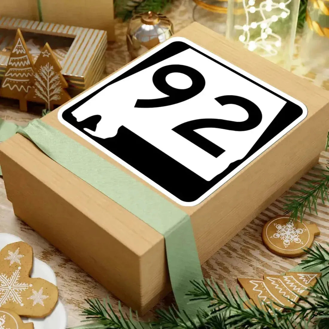 Alabama 92 (Alabama) (Road Sign) STICKER Vinyl Kiss-Cut Decal - The Sticker Space