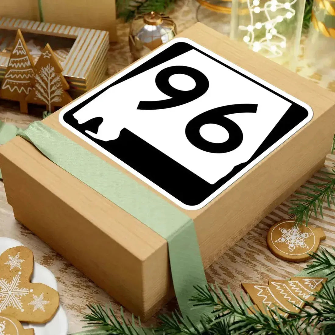 Alabama 96 (Alabama) (Road Sign) STICKER Vinyl Kiss-Cut Decal - The Sticker Space