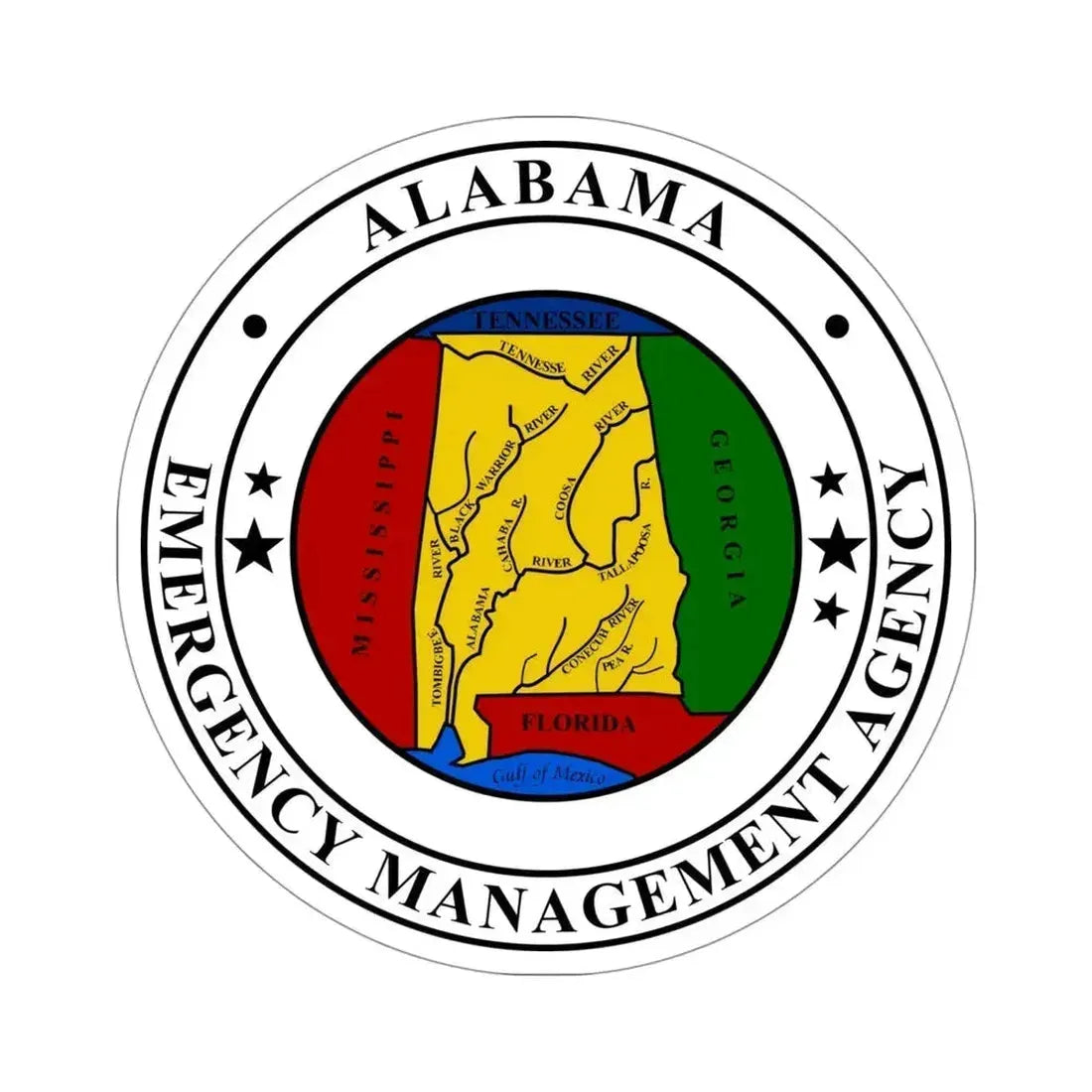 Alabama Emergency Management Agency STICKER Vinyl Die-Cut Decal - The Sticker Space