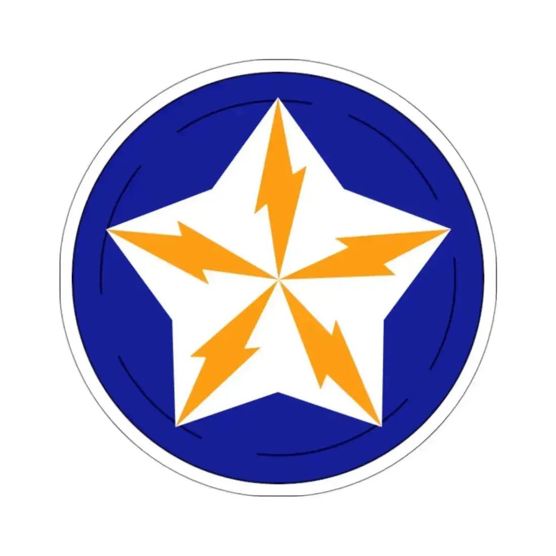 Alaska Communications System (U.S. Army) STICKER Vinyl Kiss-Cut Decal 3 Inch White - The Sticker Space