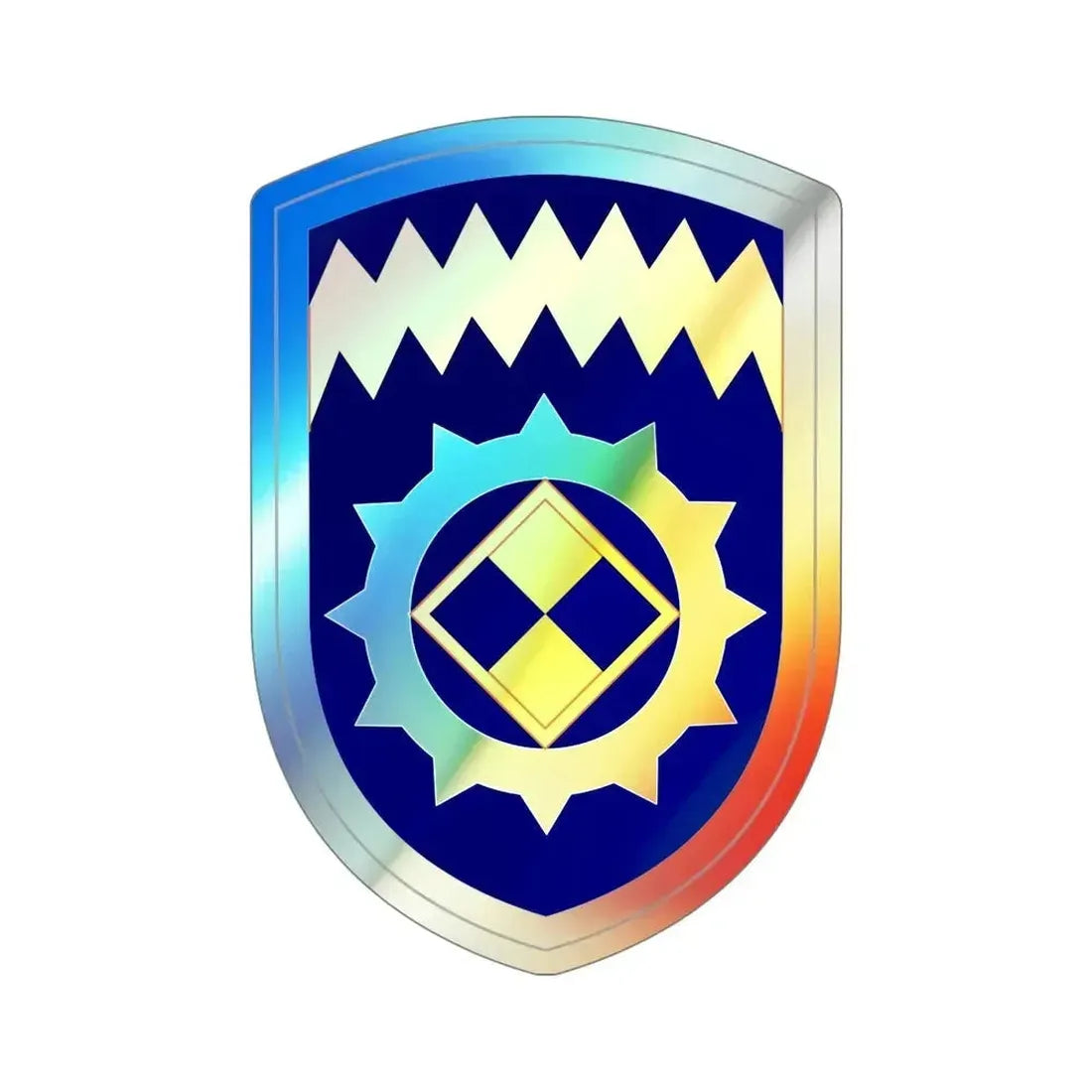 Alaska Support Command (U.S. Army) Holographic STICKER Die-Cut Vinyl Decal 5 Inch Holographic - The Sticker Space