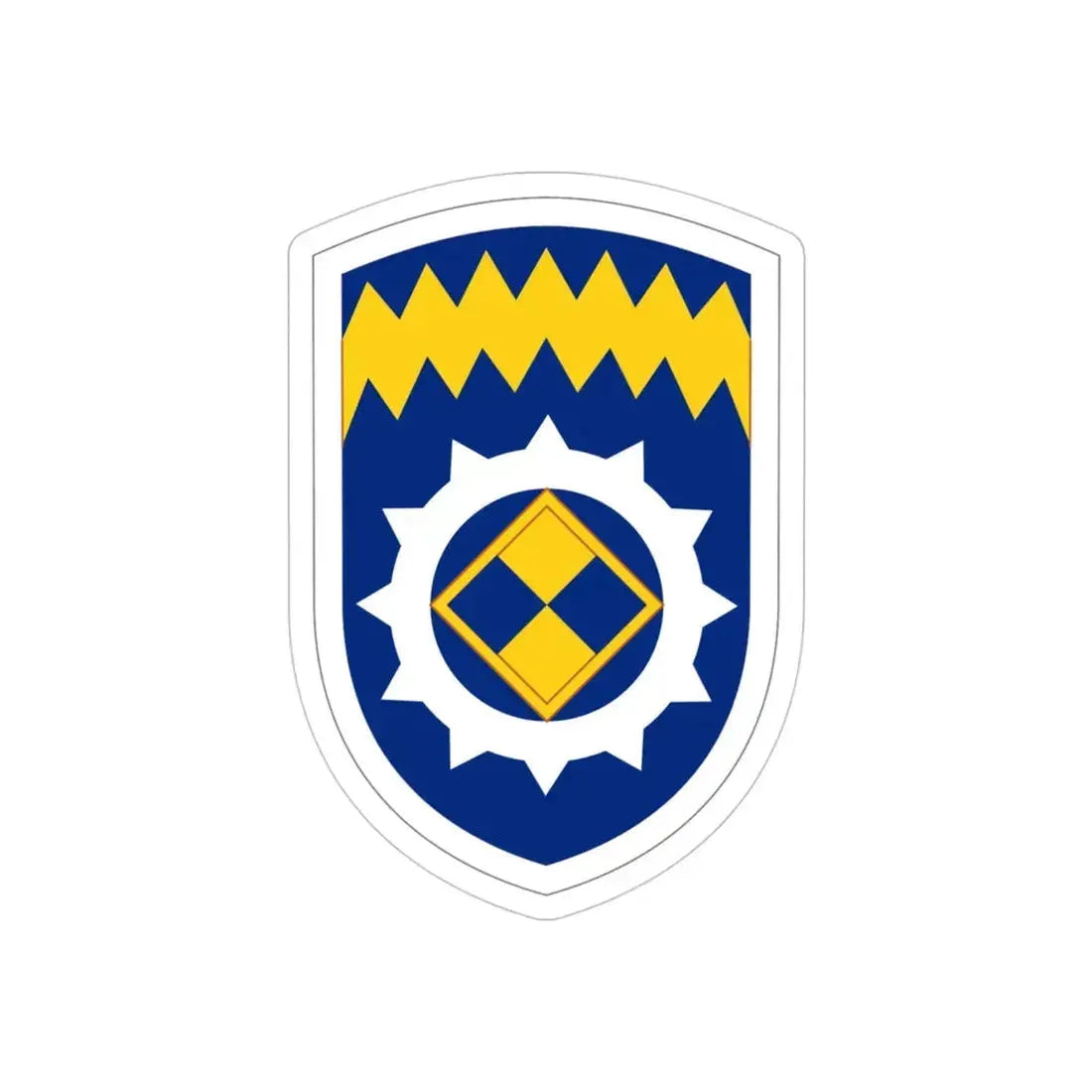 Alaska Support Command (U.S. Army) REVERSE PRINT Transparent Die-Cut STICKER - The Sticker Space