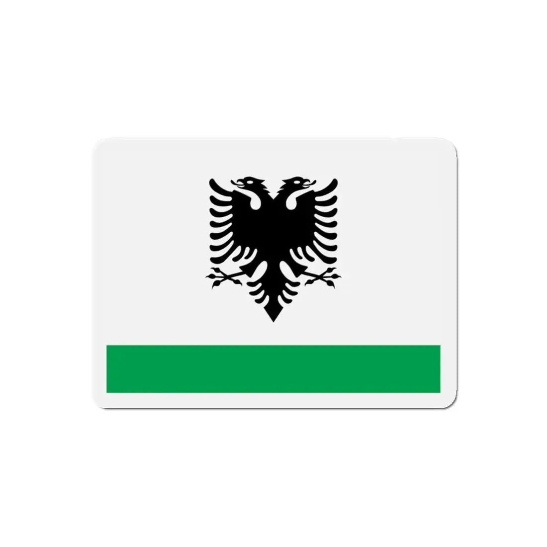 Albanian Coast Guard Ensign - Refrigerator Magnet - The Sticker Space