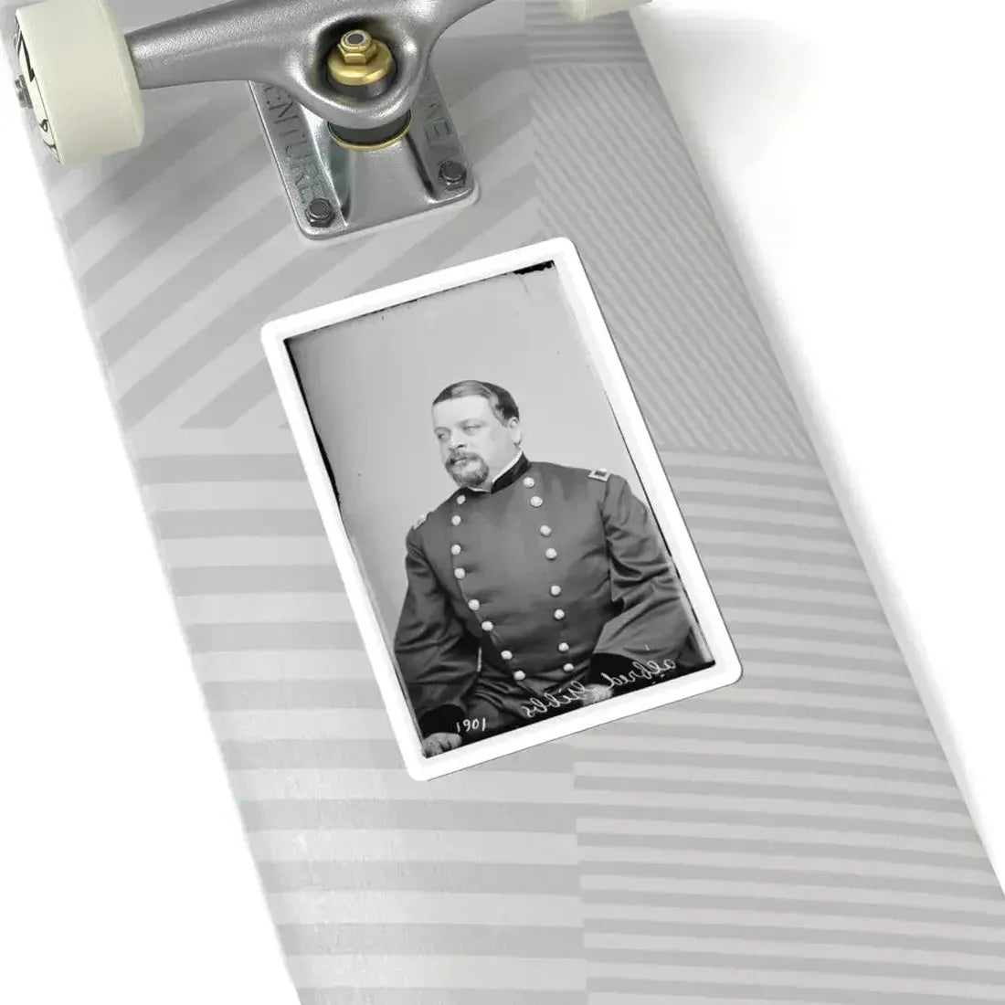 Alfred Gibbs, Col. 130Th Ny Inf 002 (U.S. Civil War) STICKER Vinyl Kiss-Cut Decal - The Sticker Space