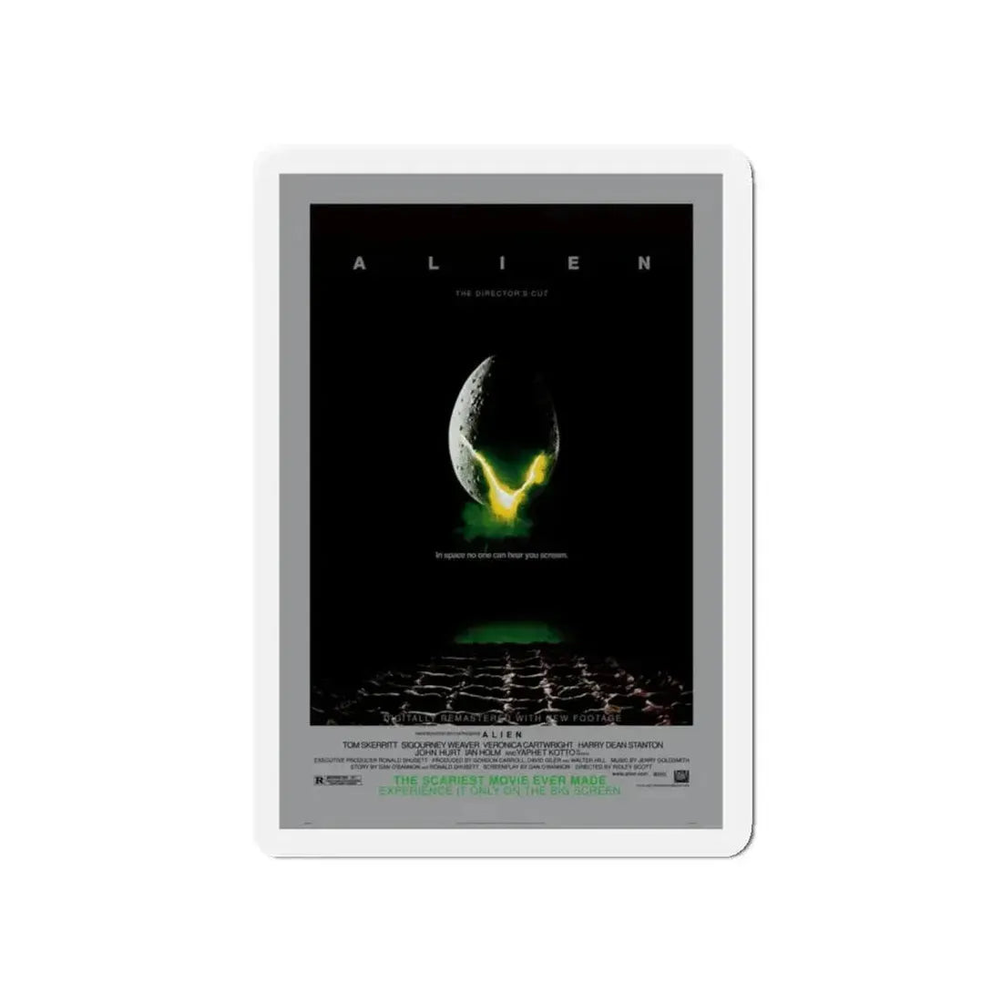 ALIEN - (DIRECTOR'S CUT) (2) 1979 Movie Poster - Refrigerator Magnet - The Sticker Space