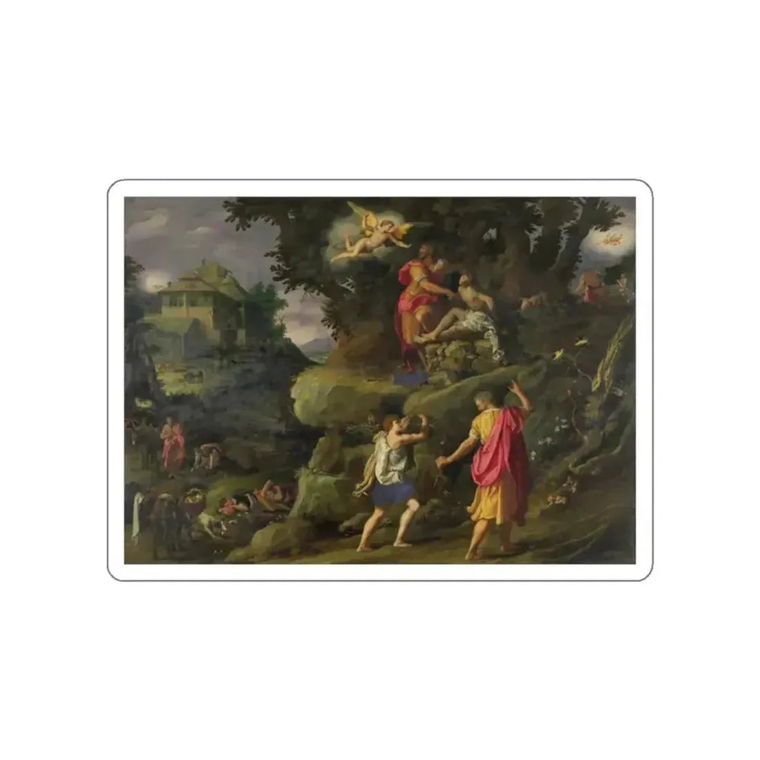 ALLORI, Alessandro - Sacrifice of Isaac (Artwork) STICKER Vinyl Die-Cut Decal - The Sticker Space