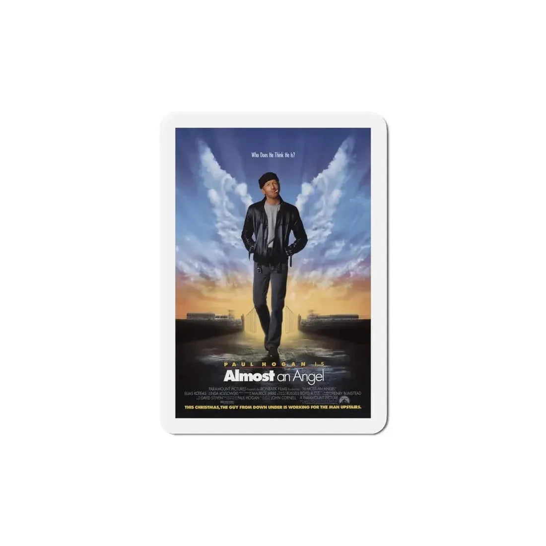 Almost an Angel 1990 Movie Poster Refrigerator Magnet - The Sticker Space