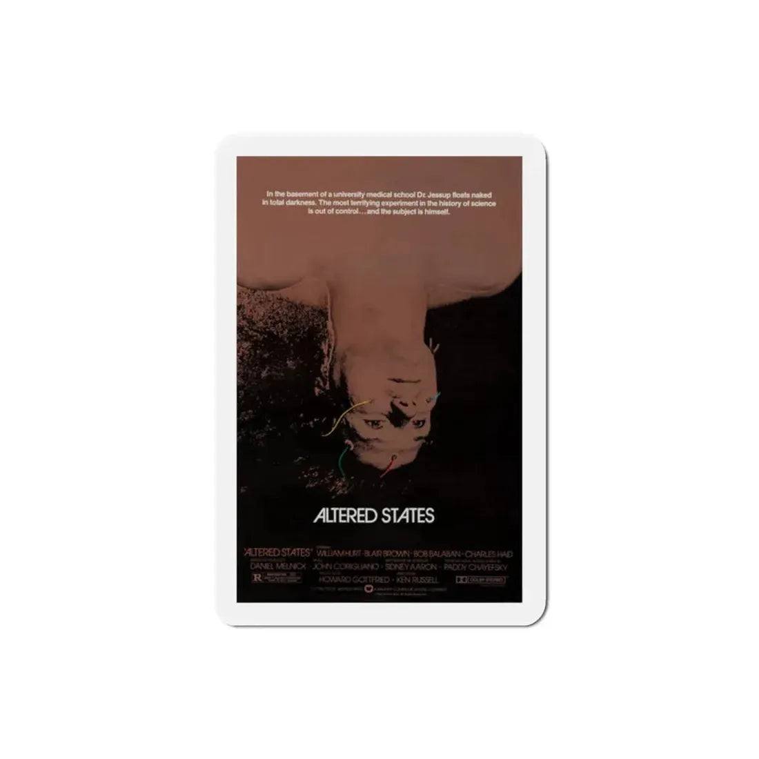 Altered States 1980 Movie Poster Refrigerator Magnet 2 Inch - The Sticker Space